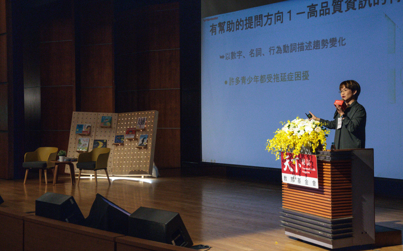 國立竹東高中生物教師韓中梅(莊凱程攝)